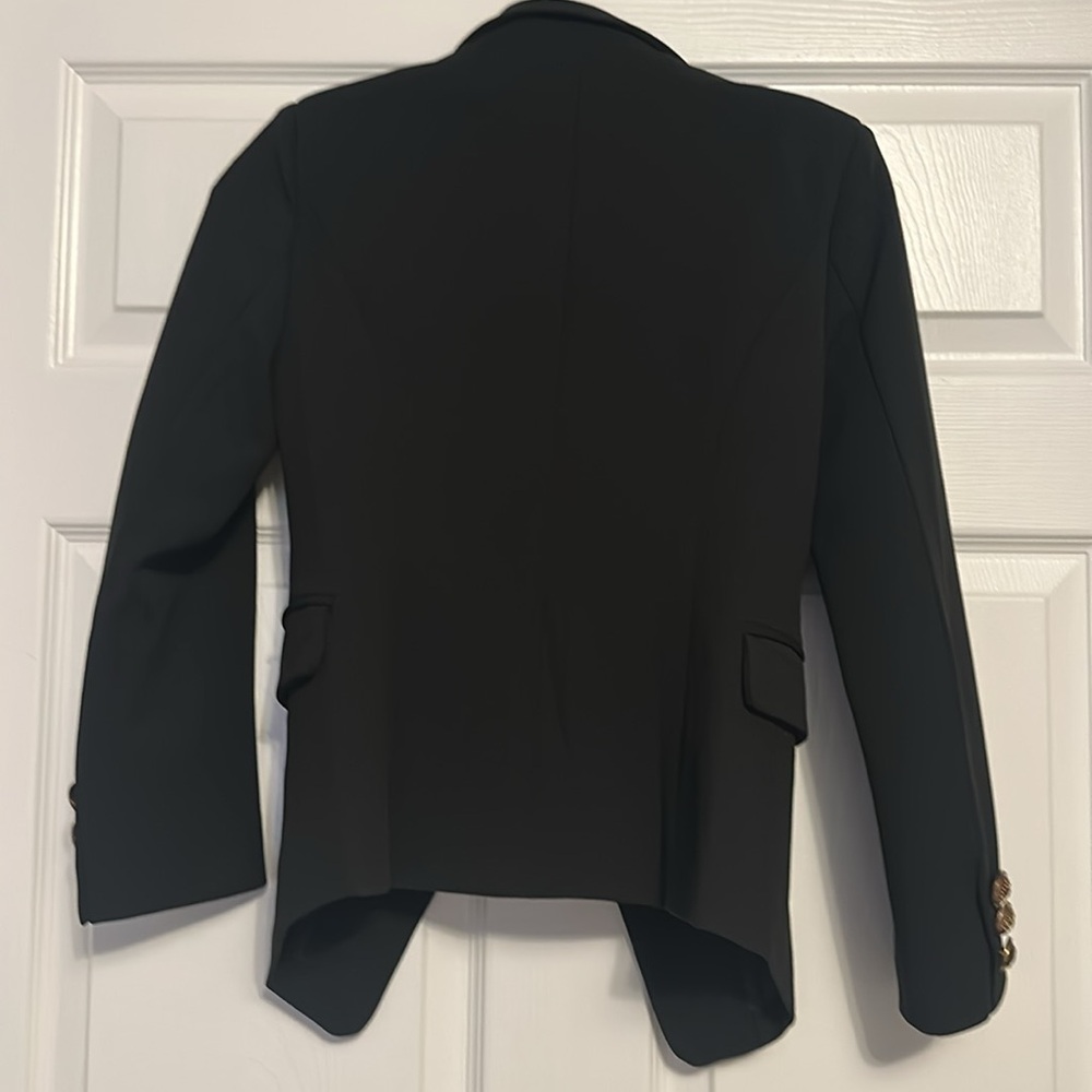Misguided black polyester fashionable casual dressy blazer, Size Xsmall - Picture 5 of 11